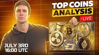 Top Coins Analysis, Hamster Kombat, and More! | SCALP LIVE STREAM