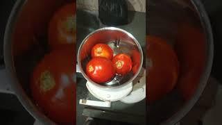 Tomato  on Mixer grinder #short #shorts