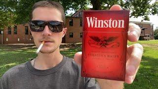 Smoking a Winston Red Cigarette - Review (2024)