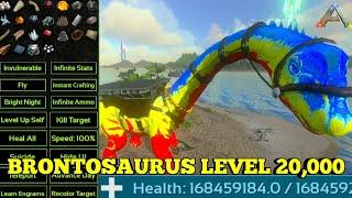 Ark mobile ||TAMING BRONTOSAURUS LEVEL 20,000