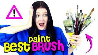 Acrylic Paint BRUSHES for Beginners ( What to Buy + How to Chose )