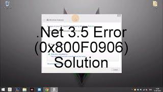 Windows 8.1 | .Net 3.5 Error: 0x800F0906 Solution