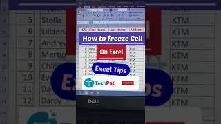 How to freeze cell | Excel Tips | Techpati