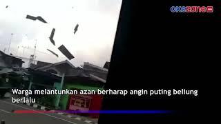 Angin Puting Beliung Rusak Belasan Rumah di Temanggung