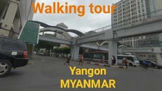 Walking tour in Yangon City MYANMAR