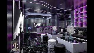 KTV Karaoke Room I Modern Futuristic I by DesignBliss