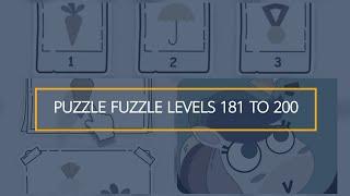 Puzzle Fuzzle levels 181 to 200 | Puzzle Fuzzle walk through | Puzzle Fuzzle GamePlay