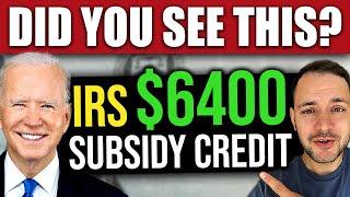 DID YOU SEE THIS? IRS $6400 Social Security “Spending Card” Subsidy & Seniors Health Credit