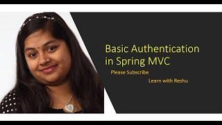 Basic Authentication In Spring MVC | Spring MVC Login Form Example