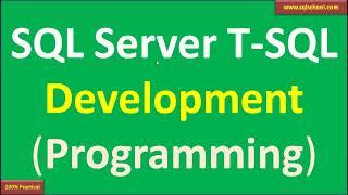 SQL Server TSQL Training