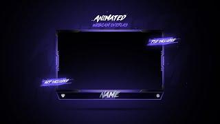 Minimal Animated Webcam Overlay Template