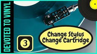 How to Change a Turntable Needle, Install New Cartridge