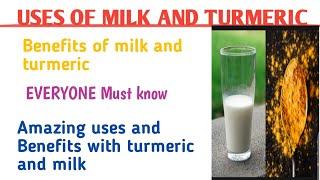 Uses and Benefits of milk and turmeric/milk and tumeric can useful for all diseases without effects/