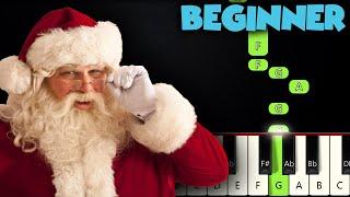 Santa Claus Is Comin' To Town | BEGINNER PIANO TUTORIAL + SHEET MUSIC by Betacustic