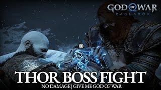 God of War Ragnarok - Thor Boss Fight (No Damage / GMGOW)