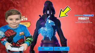 How To Unlock The FFROSTY FREE Fortnite Back Bling EARLY - Unlocking FFROSTY FREE Frozen Series