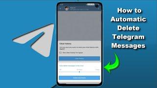 Telegram New Update | How to Auto-Delete Messages on Telegram in Android