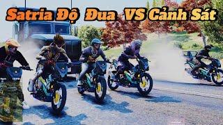 GTA 5 Free Fire #22 Cướp Xe Satria Độ Trái ''72 +4'' Gạ Đua Với Cảnh Sát Ngoài Cao Tốc Và Cái Kết