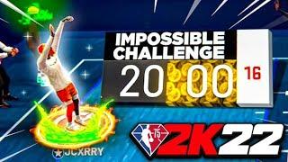 NBA 2K22 IMPOSSIBLE DOWN 0-20 CHALLENGE ON TOXIC 1V1 COURT!  YOU WONT BELIEVE WHAT HAPPENED!!!