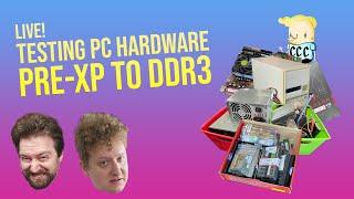 Testing A Ton of PC Hardware from All Eras