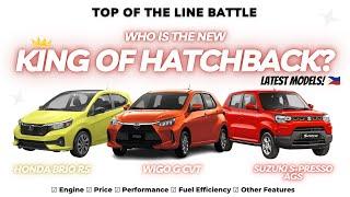 S-Presso AGS vs Brio RS vs Wigo G CVT -  Comparison (Top 3 Hatchbacks in PH)