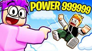 Unlocking MAX POWER In ROBLOX PUSHING SIMULATOR!? (MAX LEVEL UNLOCKED!)