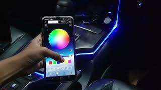 Ambience Lamp (Atmosphire lamp) at All New Fortuner || Interior mewah