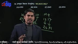 IQ Feedback Class by Shankar Khadel Sir | CEDEP Nepal | Weekly Model Exam | Nasu Subba (2081/09/6