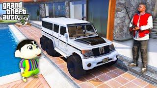 Franklin & Shinchan Buy Mahindra Bolero 6X6 Car in Gta 5 | Gta V Gameplay