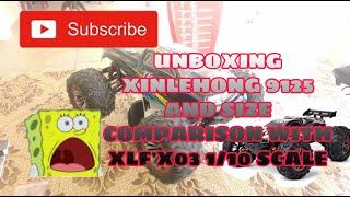 unboxing xinlehong 9125 and size comparison with xlf x03 ENGLISH sub