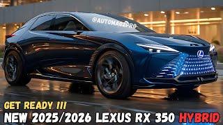 New Design 2025 Lexus RX 350 Revealed! Top Features and Specs Unveiled