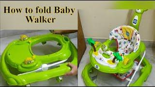 How to fold Baby Walker | Folding of Baby Walker