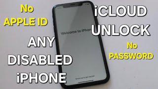 How to iCloud Unlock Disabled iPhone and Unable to Activate Lock without Apple ID and Password ️