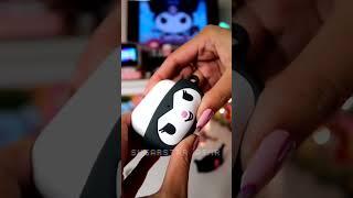 SugarStar ASMR Kuromi Themed Airpods Pro Case and iPhone