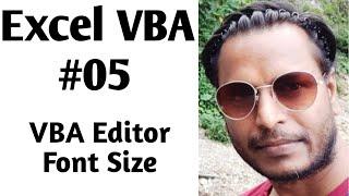 How to Change the VBA Editor Font Size         II VBA Editor Zoom Size II