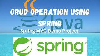 Spring MVC CRUD Demo Project | Learning Spring with @LearnCodeWithDurgesh  | CRUD Application