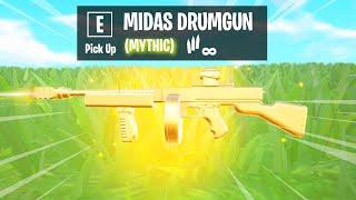 I Only Used *MIDAS* Mythic Drum Gun In Fortnite