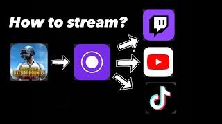 How to stream Pubgm in ios, StreamChamp YT, tik tok , twich