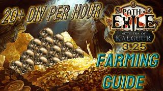 Easy Low Budget 20+ Div Farming Strategy | Path of Exile [3.25]