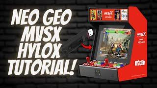 SNK Neo Geo MVSX HYLOX Hack Tutorial!  Awesomeness on USB!