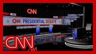 See what the CNN presidential debate stage looks like