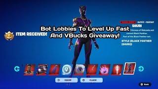 How to get 100% BOT LOBBIES in Fortnite Chapter 5 Season 4 (+ VBucks Giveaway)