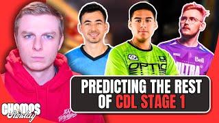 My EARLY Predictions For CDL Major 1