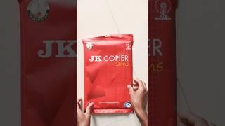 Jk copier slims 100 a4 sheet Unboxing \ A4 size 75 gsm sheet #artpaper #a4paper #jkpaper #unboxing