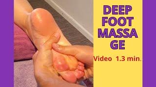 "Deep Foot Massage: Trigger Point Release for Total Relaxation" ASMR Video