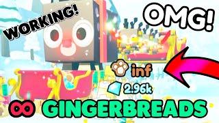 OMG!  *INFINITE* GINGERBREAD GLITCH In CHRISTMAS Pet Simulator X EVENT! 