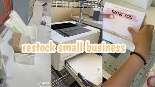 asmr restock small business | tiktok compilation