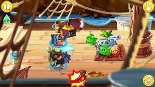 angry birds epic | cave 10 boss (knight of light) 3 stars walkthrough