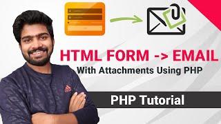 How to send email  with  attachment using PHP (Easiest Way)