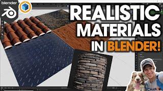 Easy REALISTIC MATERIALS in Blender with Materialiq!